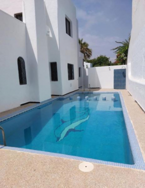 Appartement pied dans l'eau pour 8 pers vue mer piscine privée dans Villa à CaboNegro Tetouan